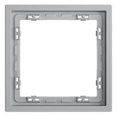 Изображение Рамка пластиковая VOLTUM S70 на 1 пост (серый)